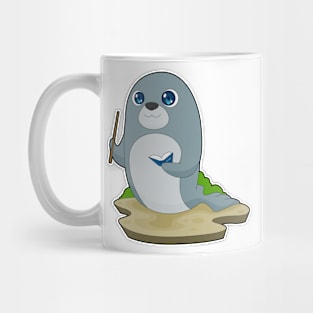 Seal Teacher Book Mug